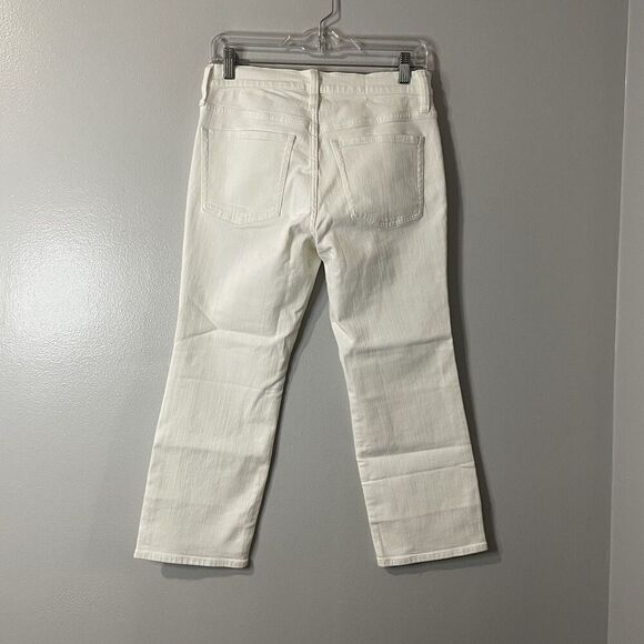 J.CREW Petite Mid-rise Kickout Jean Size 27P White NEW CH694 Casual Coastal - Picture 4 of 16